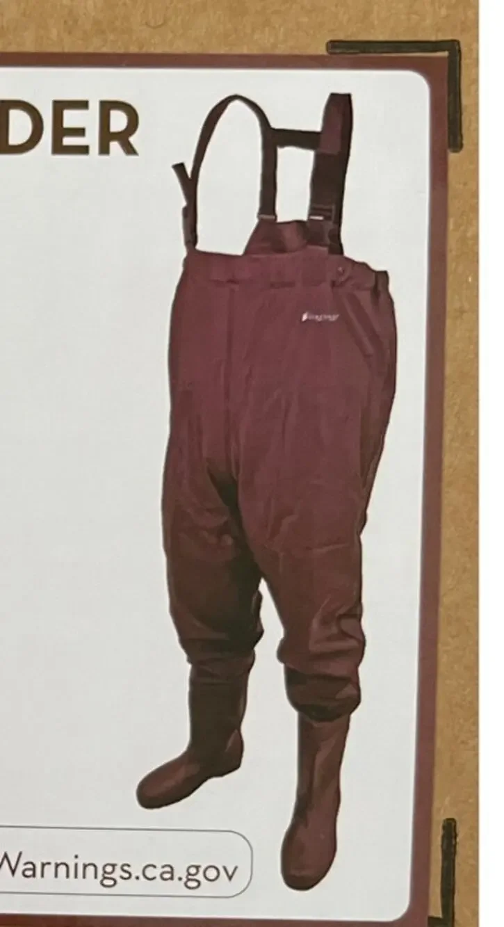 Frogg Toggs Rana PVC Lug Chest Waders Men's Size 11 Brown Waterproof